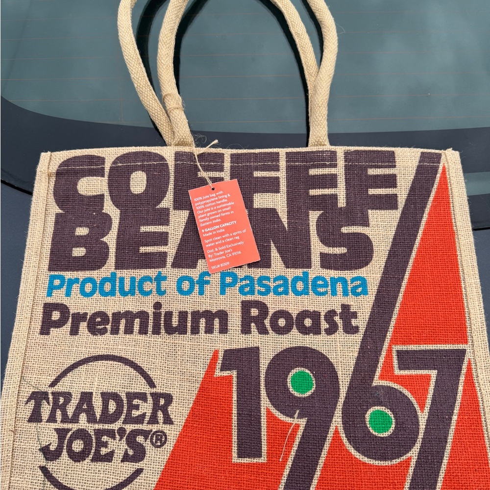 Trader Joe's Coffee Beans Tote Bag